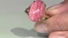 Gouden ring met een rhodochrosiet (CIRARI)