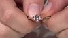Gouden ring met een AAA Morganiet