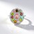 Anello in argento con Tormalina Rosa Nigeriana