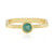 Anillo en plata con Esmeralda de Colombia (de Melo Essence)