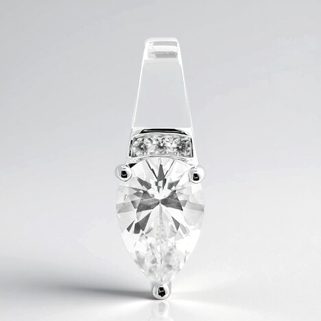 Ciondolo in argento con Danburite
