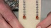 Pendientes en plata con Cuarzo naranja