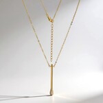 Collana in argento con Zircone (Adela Silber)
