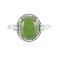 Kanadische Jade-Silberring