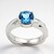 Anello in argento con Topazio Marambaia (de Melo)