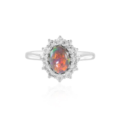 Mezezo-Opal-Silberring