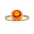 14K Mexican Fire Opal Gold Ring (CIRARI)