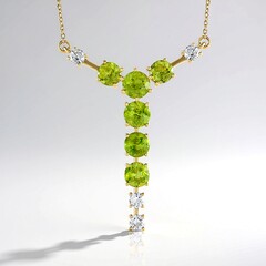Collana in oro con Sfene