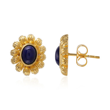 Lapislazuli-Messingohrringe (Juwelo Style)