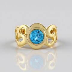 Anello in argento con Zircone Ratanakiri