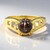 Anello placcato in oro con Scapolite Occhio di Gatto