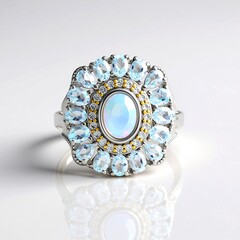Anillo en plata con Ópalo de Welo