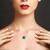 Ciondolo in argento con Crisocolla (MONOSONO COLLECTION)