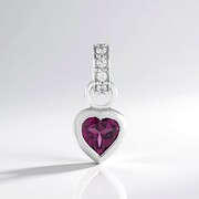 Ciondolo in argento con Rodolite di Naktamunda