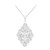 White Topaz Silver Necklace