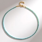 Collar en plata con Indicolita (Adela Silber)