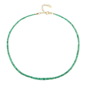 Ethiopian Emerald Silver Necklace
