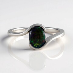 Anello in argento con Opale Mezezo