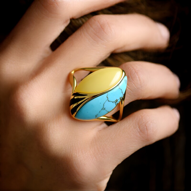 Turquoise Silver Ring (dagen)