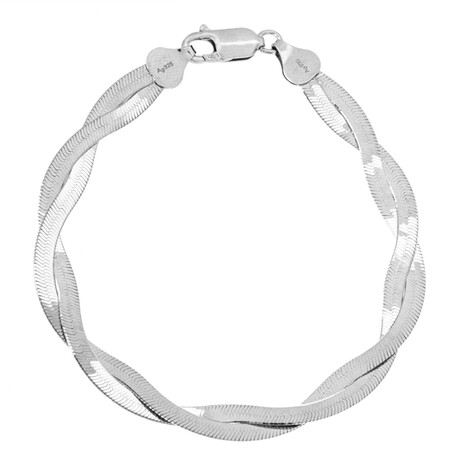 Design-Silberarmband - 5,9 g - 19 cm