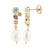 Pendientes en plata con Perla blanca Freshwater (TPC)