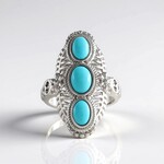 Bague en argent et Turquoise Sleeping Beauty (Faszination Türkis)