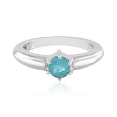 Anello in argento con Apatite Blu