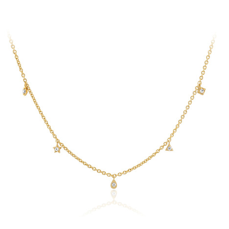 Zirkon-Silbercollier