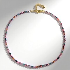 Collana in argento con Spinello Fancy