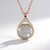 Collana in argento con Labradorite Verde Maniry (KM by Juwelo)