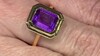 Zilveren ring met een Marokkaanse Amethist