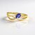 Anello in argento con Tanzanite (non riscaldata)