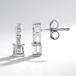 Boucles d'oreilles en argent et Zircon