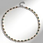 Collana in argento con Ematite