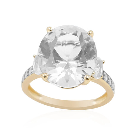 Anillo en oro con Danburita