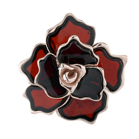 Baltischer Bernstein-Silberanhänger (dagen)