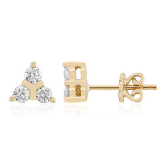 Gouden oorbellen met Diamanten SI1 (G)