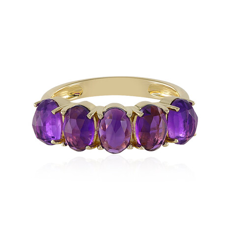 Anillo en plata con Amatista