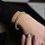 Zilveren armband met Birmese Peridoots