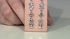 Boucles d'oreilles en argent et Topaze blanche