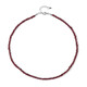 Mozambique Garnet Silver Necklace