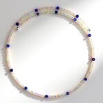 Collana rigida in acciaio con Opale di Welo (Riya)