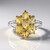 Anello in argento con Citrino
