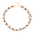 Collar en plata con Espinela negra (Riya)