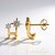 Boucles d'oreilles en argent et Zircon