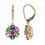 Pendientes en oro con Zafiro azul Ceylon (CIRARI)