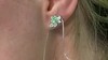 Pendientes en plata con Zircón (de Melo Essence)