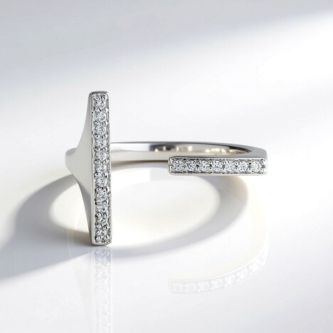 Anello in argento con Zircone (de Melo Essence)