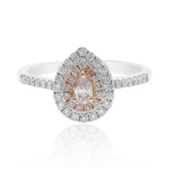 Pinkfarbener SI Diamant-Goldring (CIRARI)