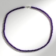Collar en plata con Amatista de Zambia